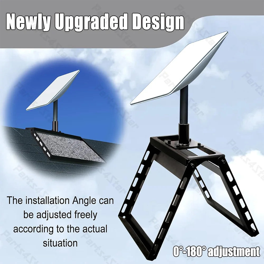 Adjustable Roof Ridge Mount for Starlink Gen 2 Satellite Dish