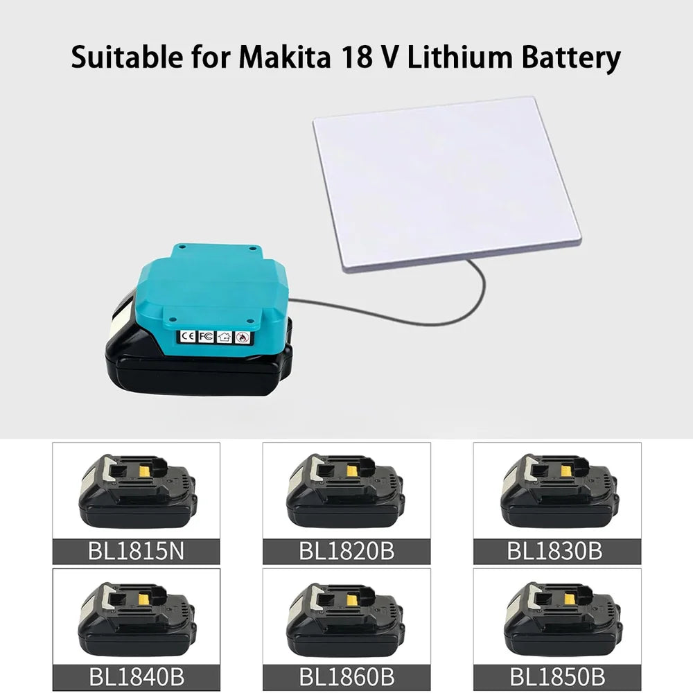 Makita 18V Battery Adapter for Starlink Mini with DC Power Cable