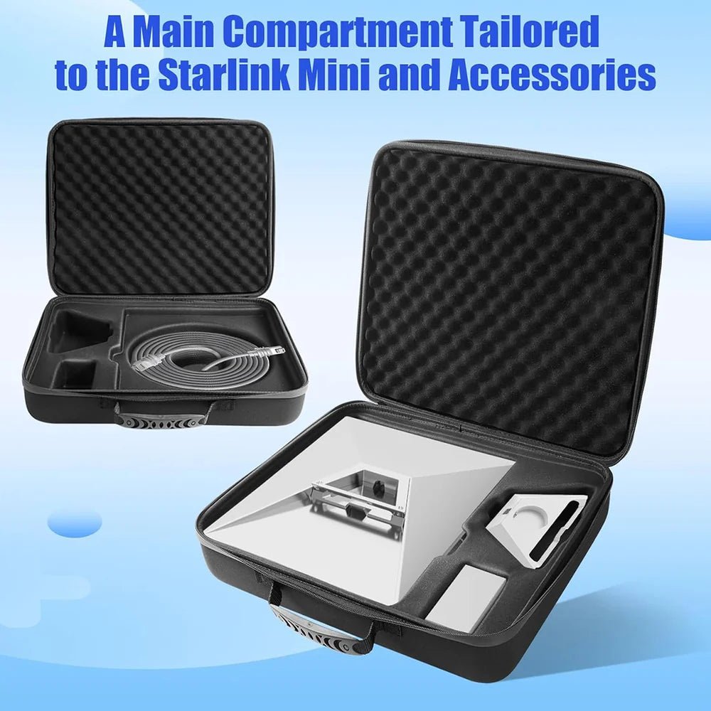 Shockproof EVA Travel & Accessory Case for Starlink Mini - Parts4Star