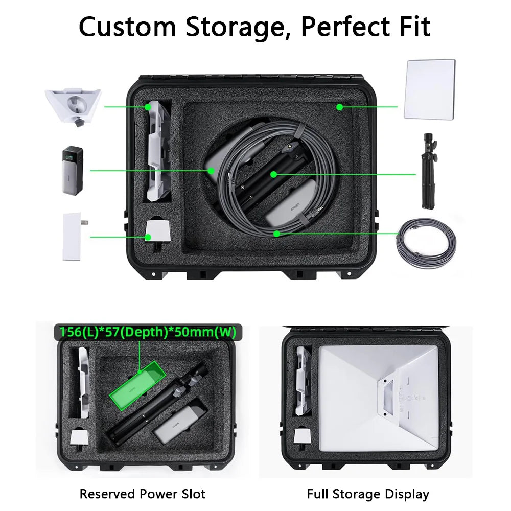 Starlink Mini Hard Carrying Case with Tripod Stand and Dual Battery Storage