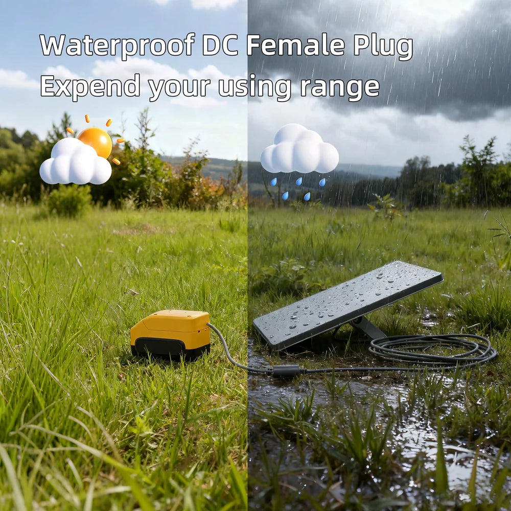 Starlink Mini Adaptateur de batterie DeWalt 20 V avec câble d'alimentation femelle DC5521