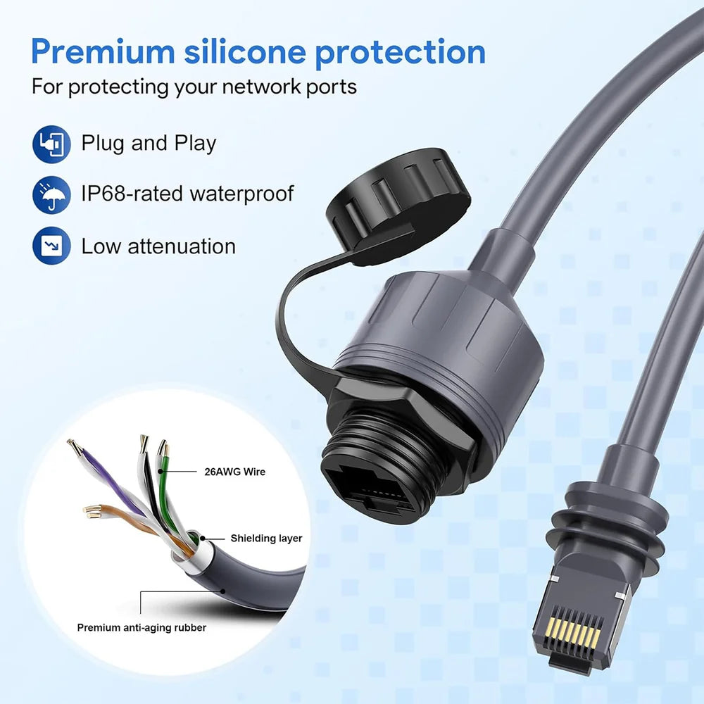 Ethernet RJ45 Adapter Connector for Starlink Gen 3/Mini