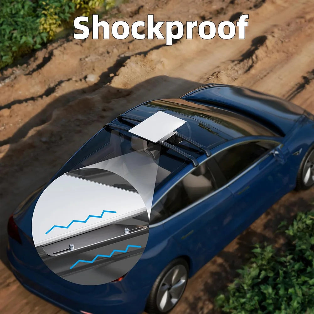 Stainless Steel Roof Rack Mount for Starlink Performance (Gen 3) - Parts4Star