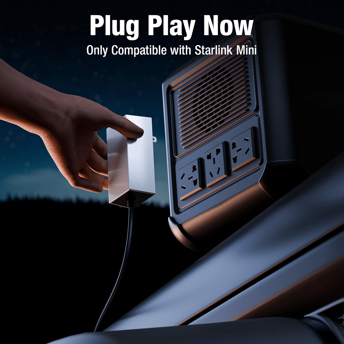 60W AC to DC Power Supply Adapter for Starlink Mini - Parts4Star