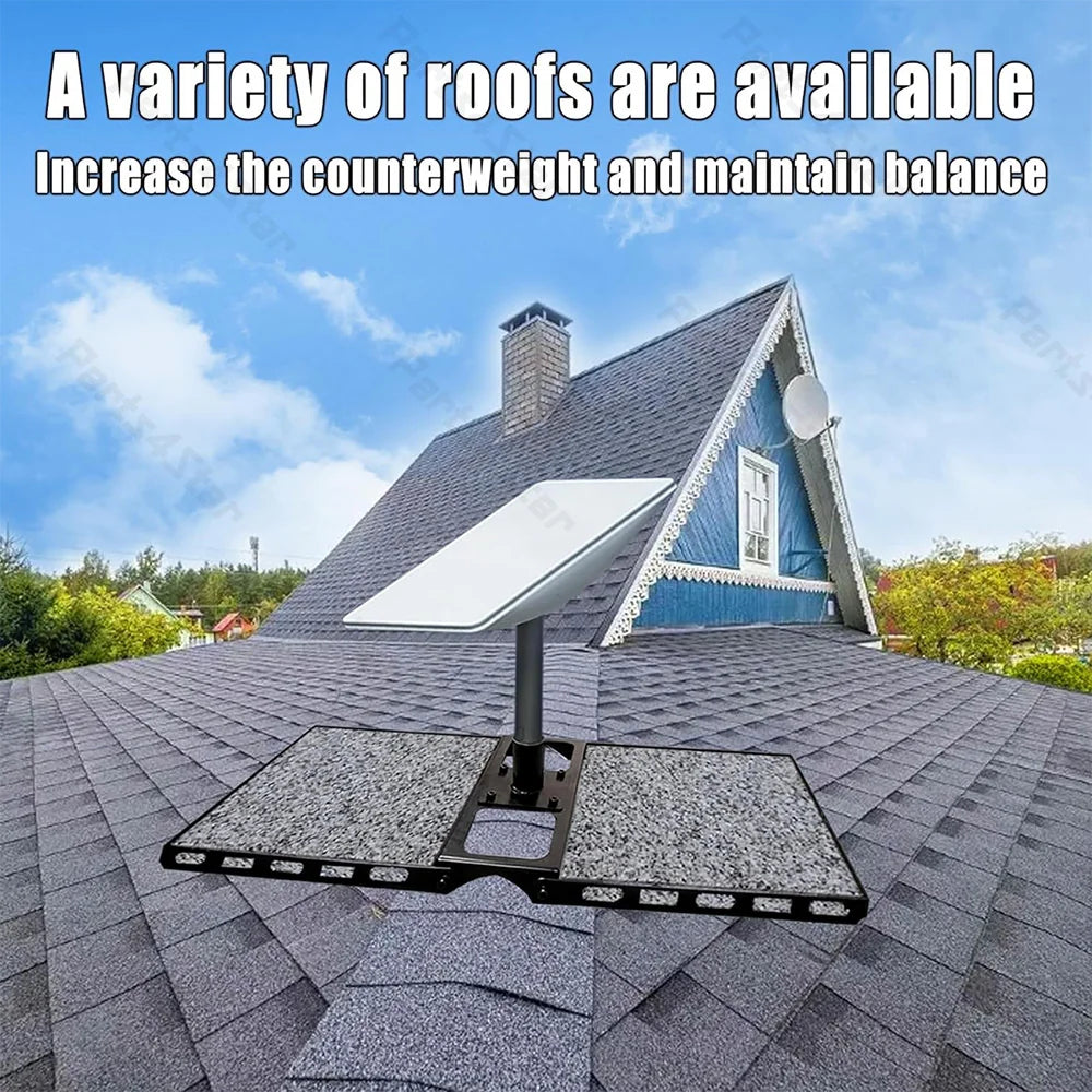 Adjustable Roof Ridge Mount for Starlink Gen 2 Satellite Dish