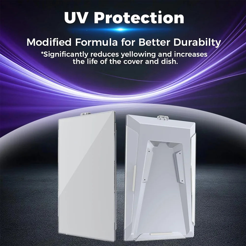 Starlink High Performance Dish Hail Protection Cover – Heavy-Duty PC Shield