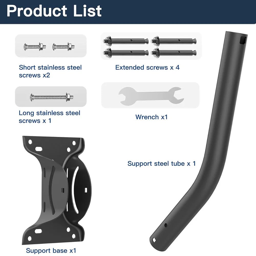 Adjustable Roof Wall Mount Kit for Starlink Gen 2 - Parts4Star