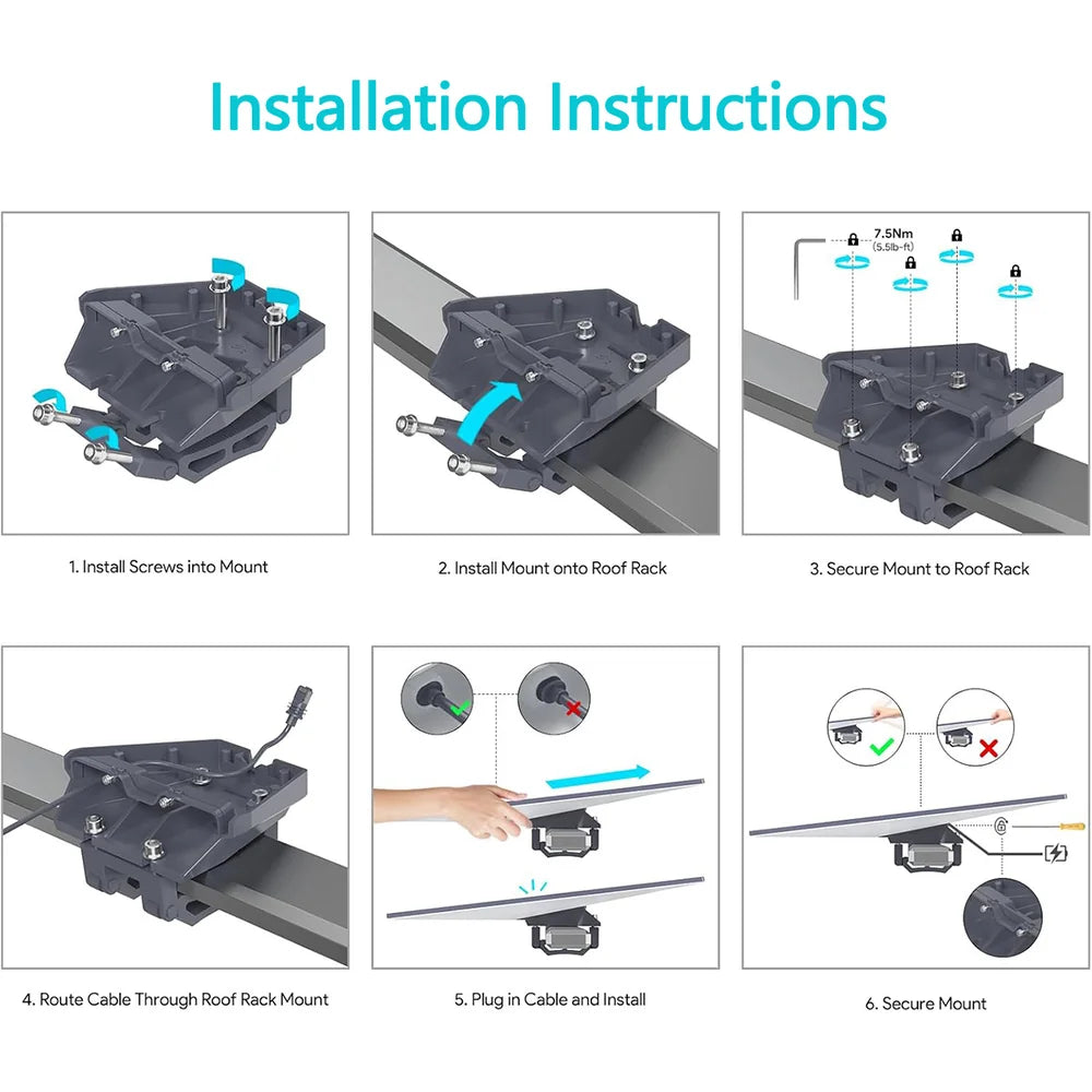 Starlink Gen Support de toit pour antenne parabolique standard 4/4X et Enterprise (3 pouces) .