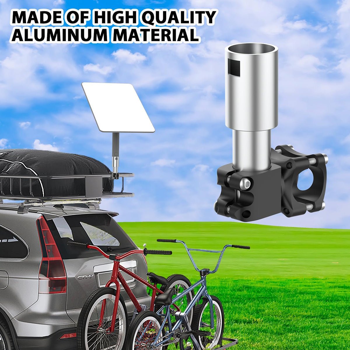 Alloy Starlink Mount with Pipe Adapter for Starlink Gen 2 - Parts4Star