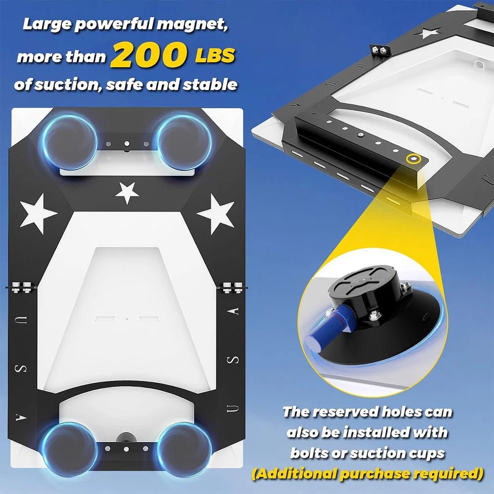 Starlink Gen 3 Flat Mount - Magnetic Quick‑Release Kit for Standard 4 / 4X - Parts4Star