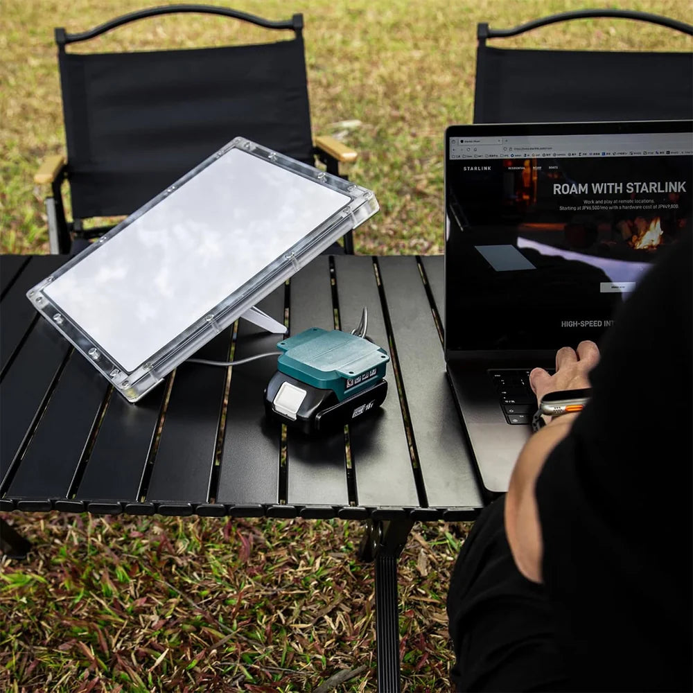 Adaptateur de batterie Makita 18 V pour Starlink Mini avec câble d'alimentation CC