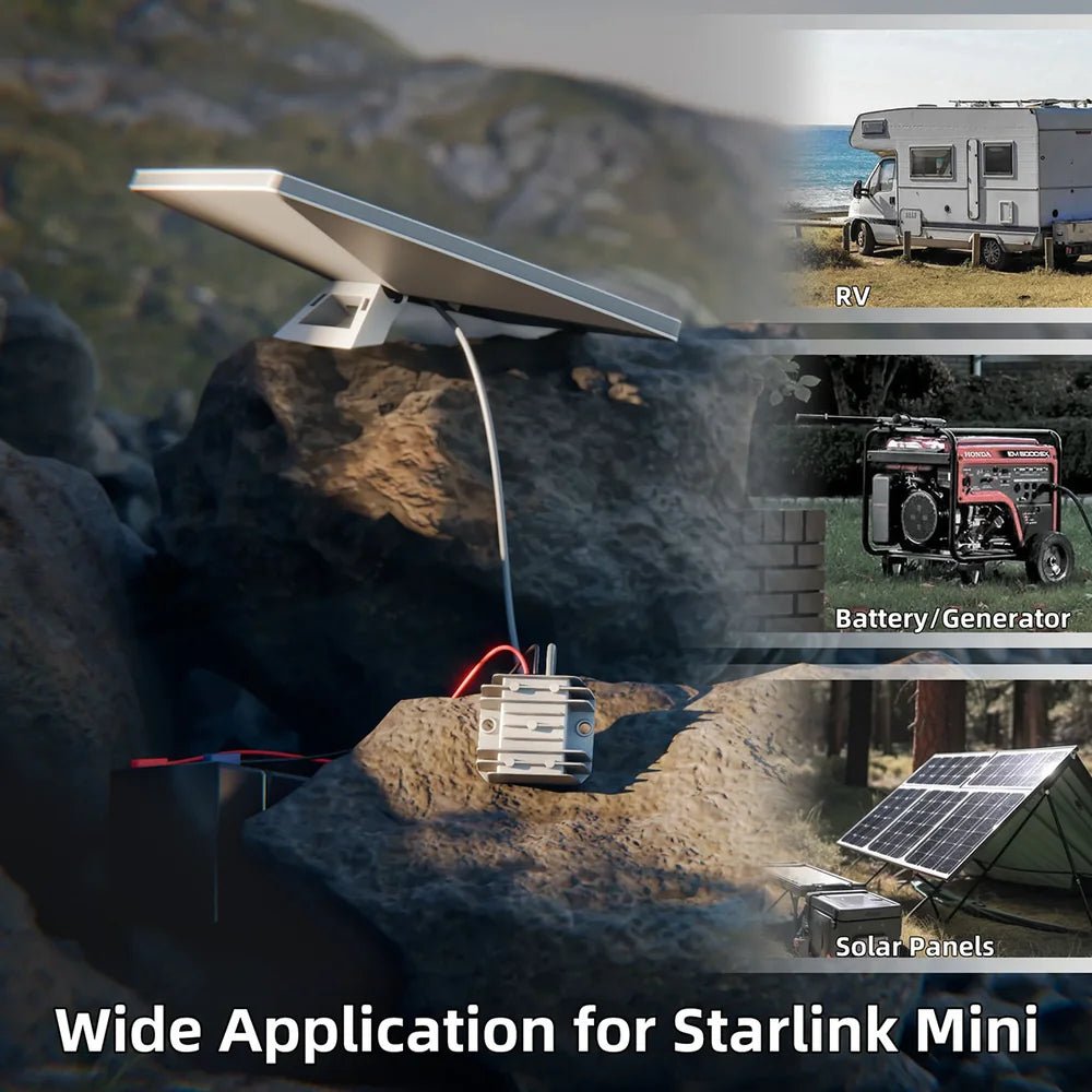 12V/24V to 30V Power Supply Adapter with DC Plug for Starlink Mini - Parts4Star