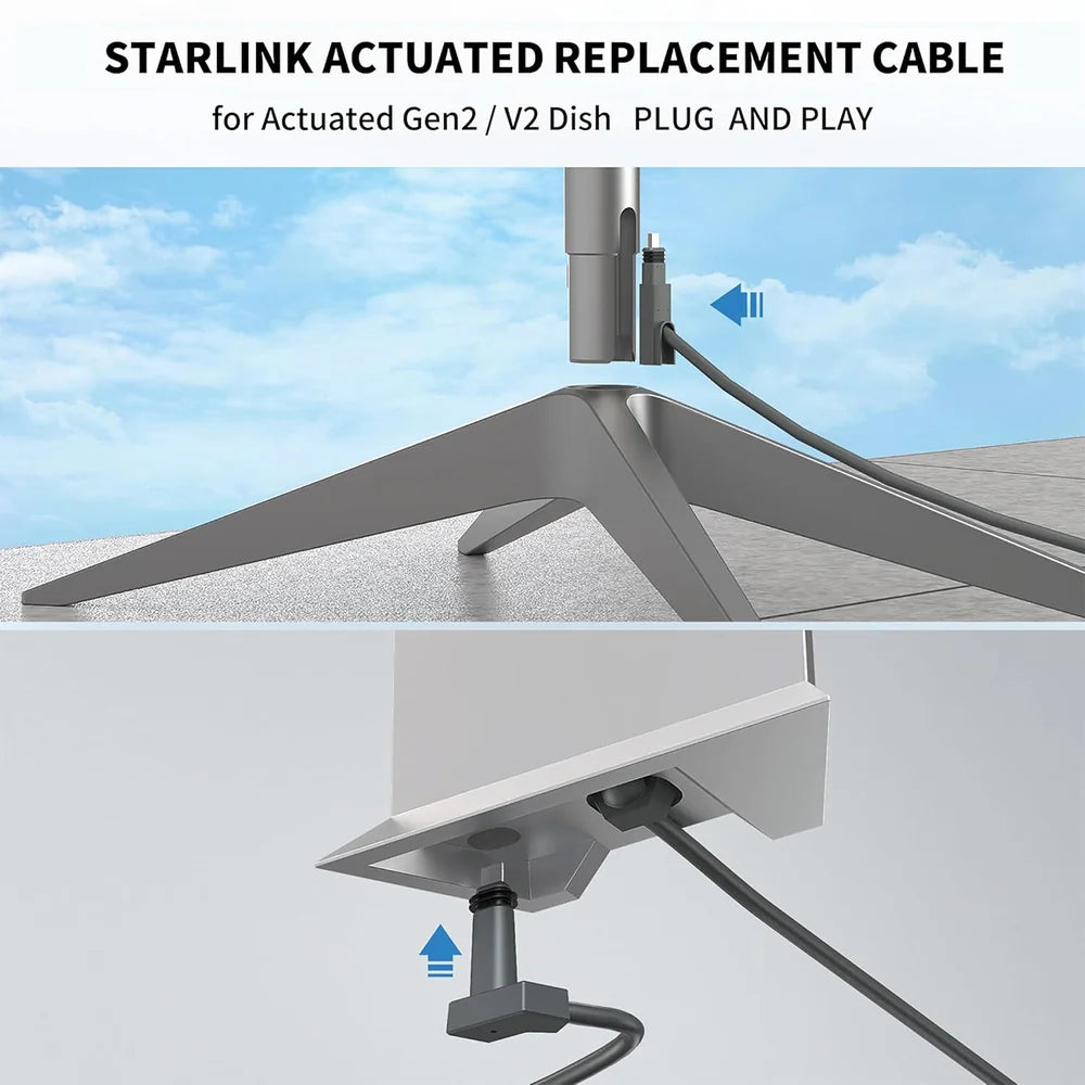30FT Replacement Extension Cable for Starlink Gen 2