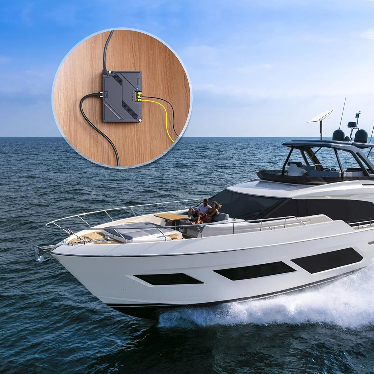 3-in-1 PoE Injector with 9- 36V DC Step-Up Converter for Starlink Gen 2