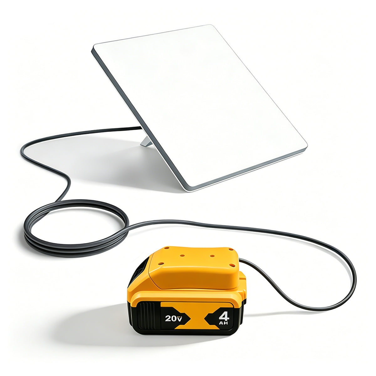 DeWalt battery adapter with DC power cable
