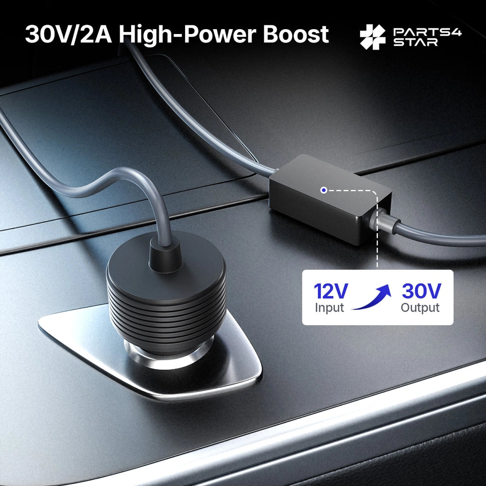 30V/2A high-power boost setup
