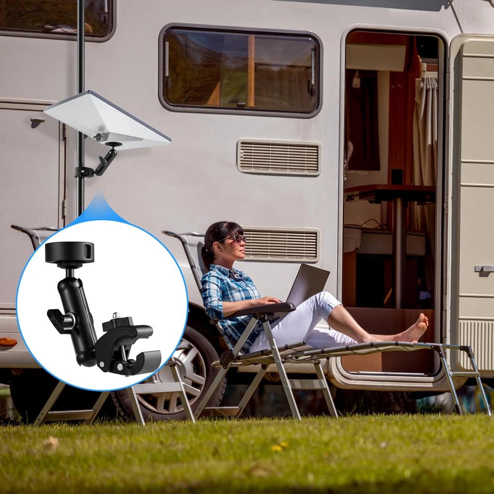 Starlink Mini Adjustable Clamp Mount Kit With 1/4" - 20 and 3/8" - 16 Conversion Screw - Parts4Star