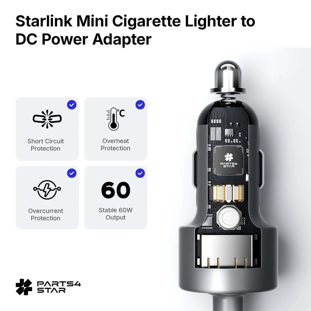 12V to 20V Car Power Converter DC Adapter - Parts4Star