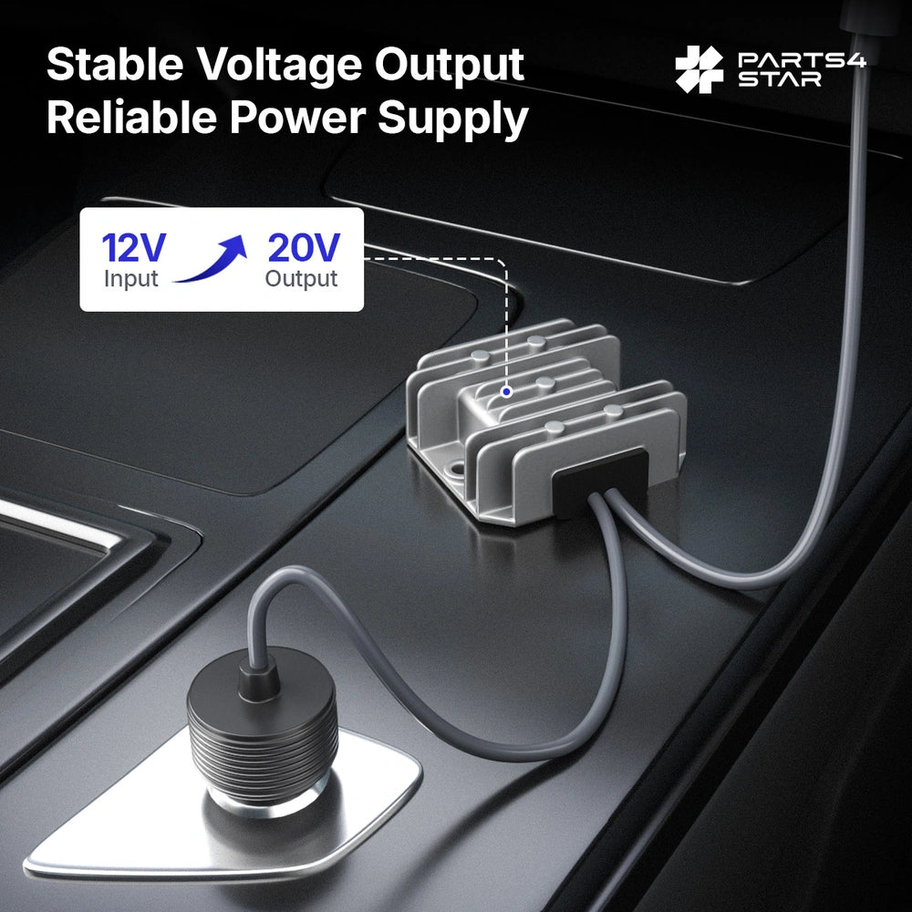 Stable voltage output from car charger