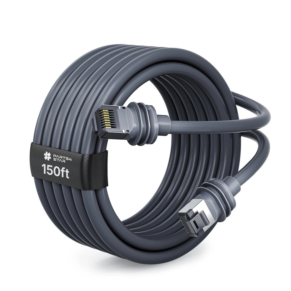 150ft Starlink extension cable coiled