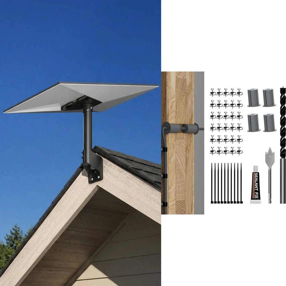 Starlink Gen 3 Wall & Roof Mount Kit – Full Install Bundle with Cable & Router Mount - Parts4Star