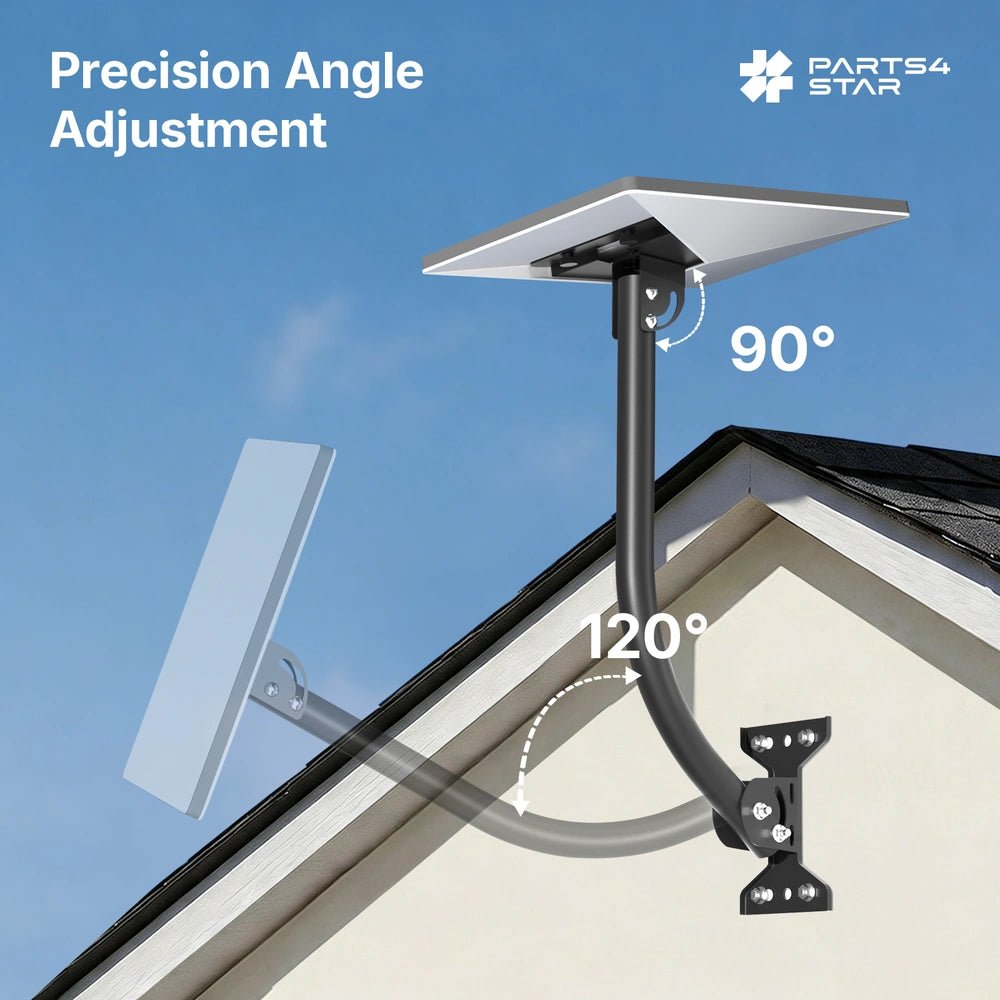 Starlink Mini Adjustable Wall & Roof Mount - 18.5'' Long Extension Pole - Parts4Star