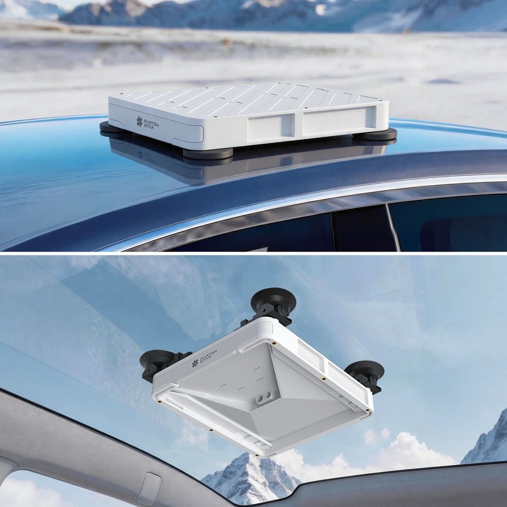 Starlink Mini Armor Quick-Release Heavy-Duty Mount – 2-in-1 Magnetic & Industrial Suction Cup Mount - Parts4Star