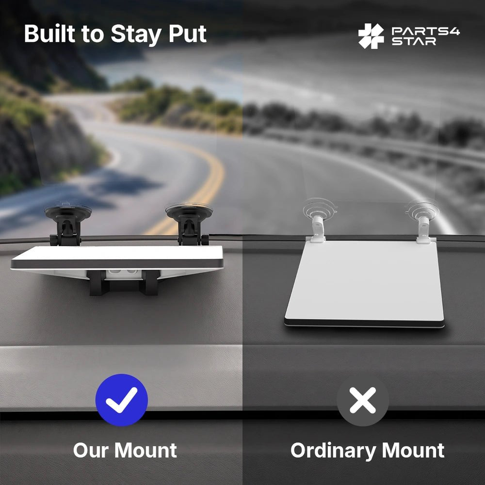 Starlink Mini Dashboard & Windshield Suction Cup Mount with Dual Suction Cups - Parts4Star
