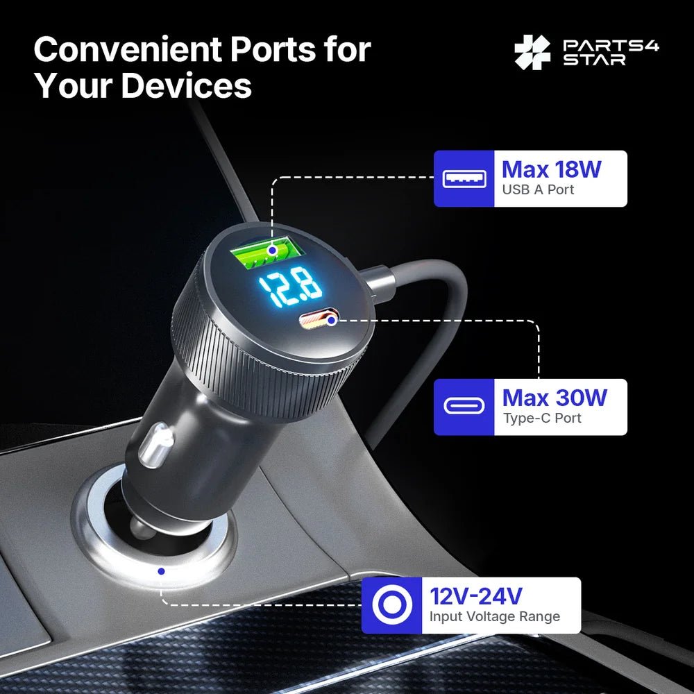 Starlink Mini 30V Boost Car Cigarette Lighter Adapter - Parts4Star