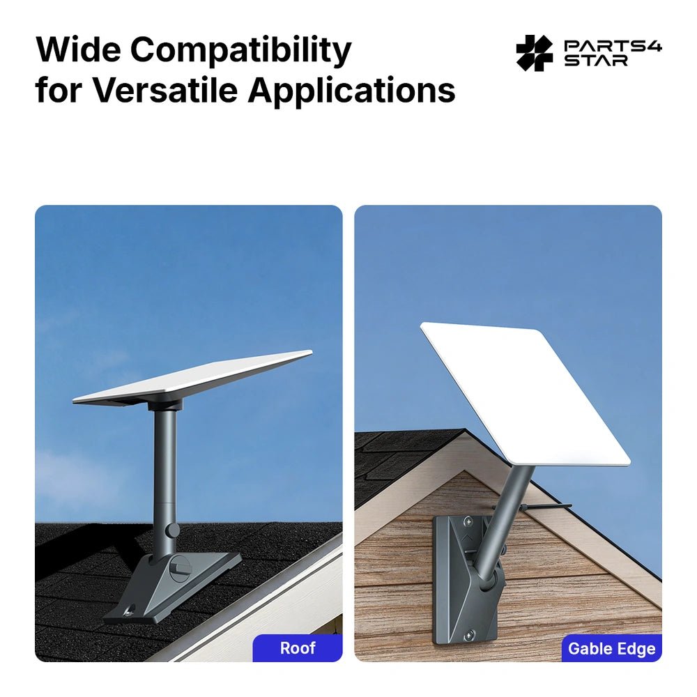 Starlink V5 Adjustable Roof Pivot Mounting Kit - 90° Tilt - Parts4Star