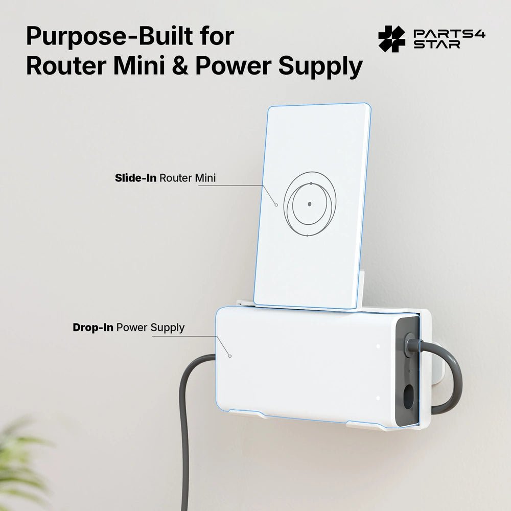 Starlink V5 Router Mini & Power Supply Wall Mount Kit – Presale Ships Aug 31, 2026 - Parts4Star