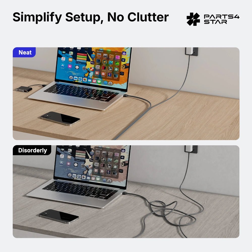 Starlink Mini Cable - 2 - in - 1 Ethernet & Power, RJ45 & DC - Parts4Star