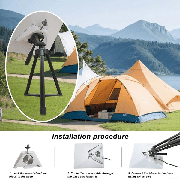 How to Install and Secure the Starlink Mini Tripod Mount for Maximum Internet Performance - Parts4Star
