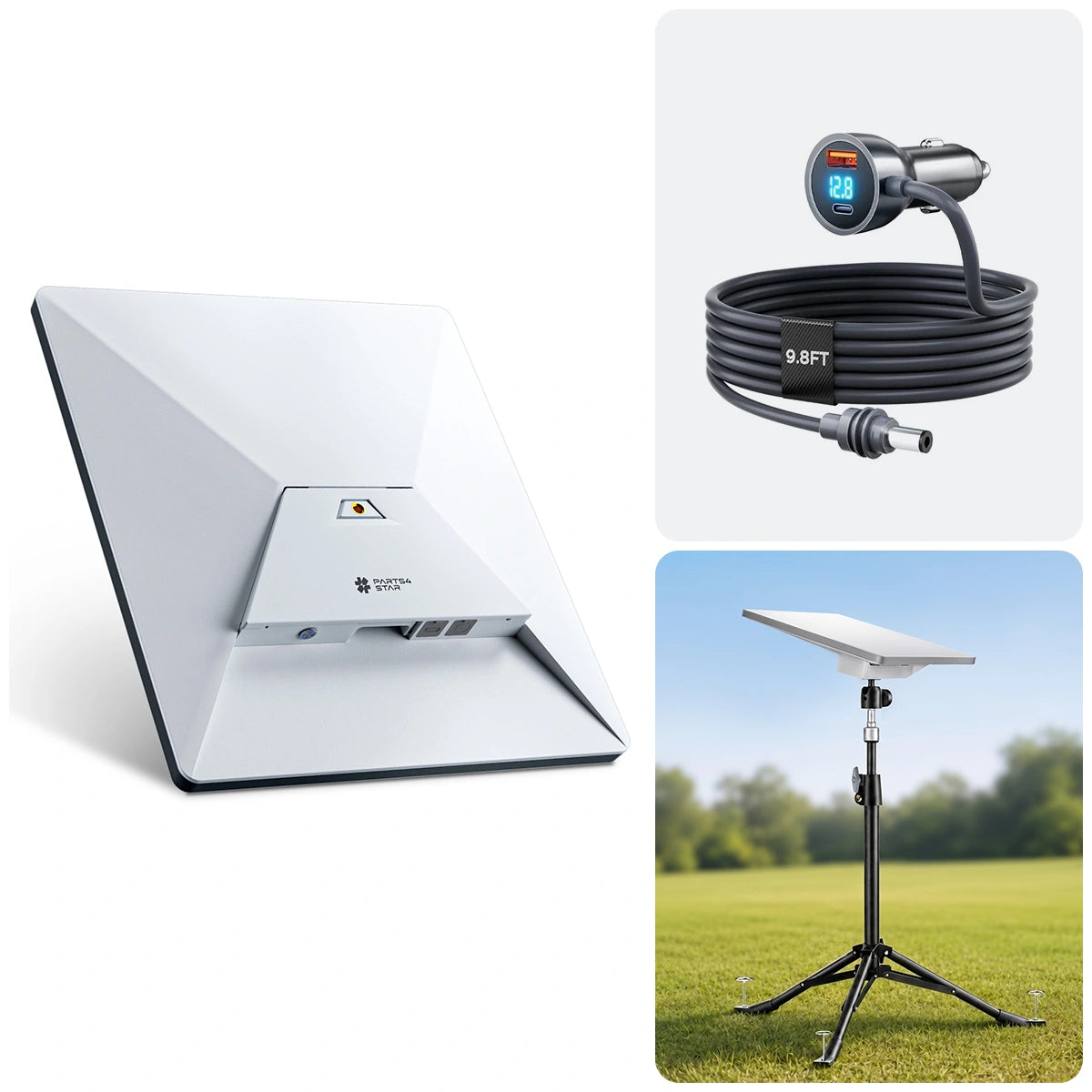 Starlink Mini Kit completo de alimentação elétrica para veículos