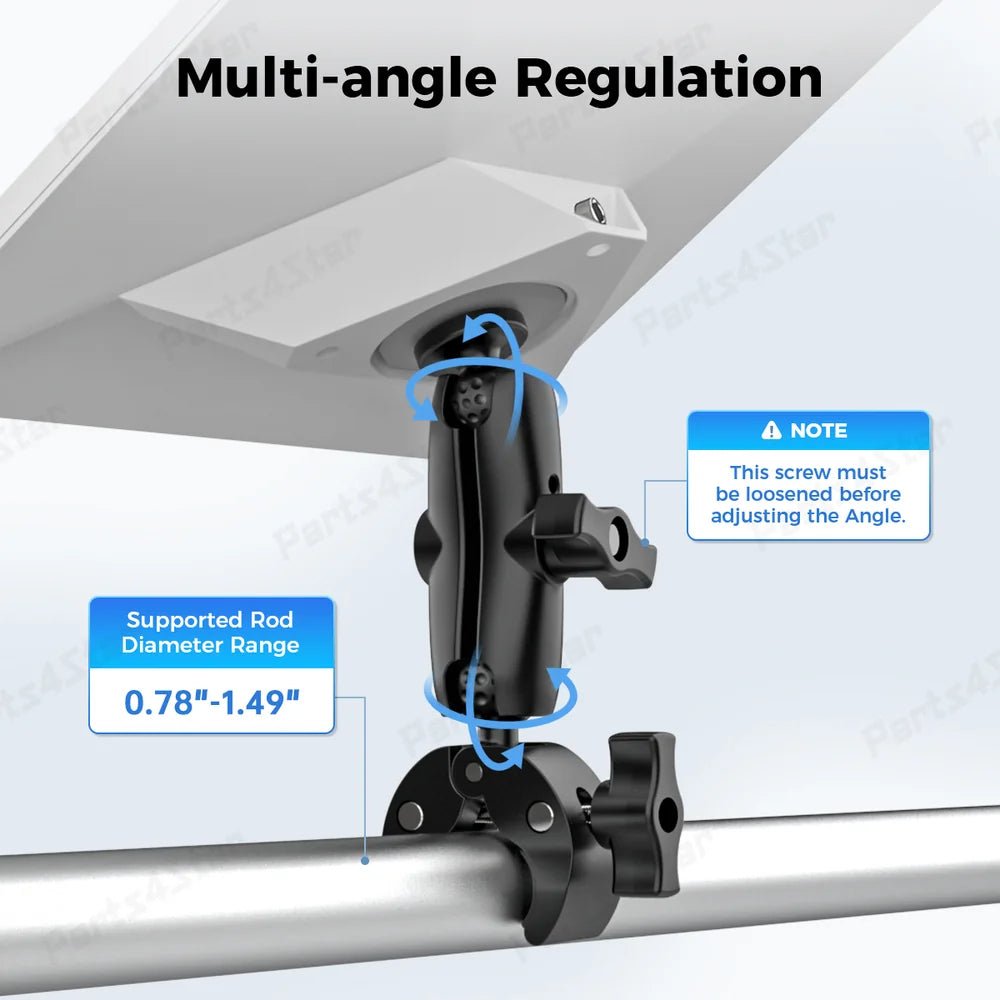 2025 New Version Adjustable Clamp Mount Kit for Starlink Mini - Parts4Star
