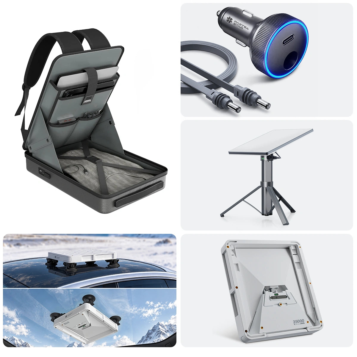 Starlink Mini Armor Quick-Release Heavy-Duty Suction Cup Mount for Tesla Model 3/Y/S/X/Cybertruck