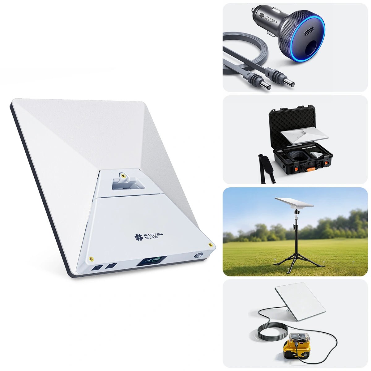 Starlink Mini All-in-One Power & Mount Kit (Starlink Mini Dish Not Included) - Parts4Star