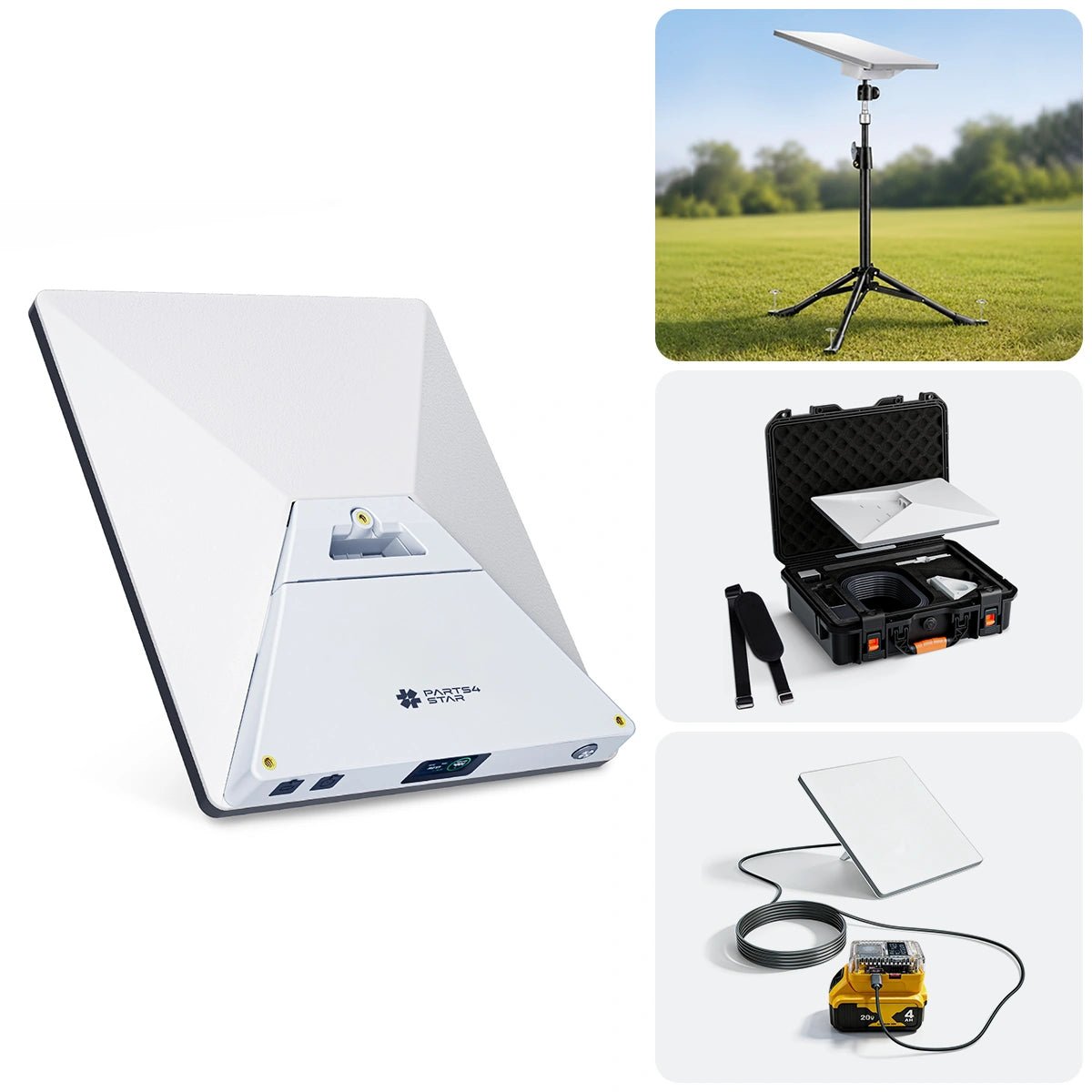 Starlink Mini All-in-One Power & Mount Kit (Starlink Mini Dish Not Included) - Parts4Star