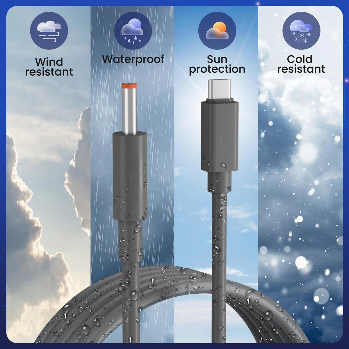 Starlink Router Mini USB-C to DC Power Cable