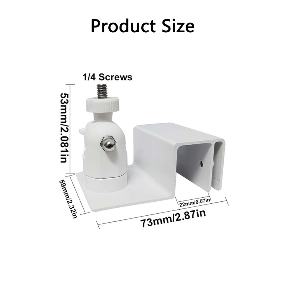 Adjustable Gutter Mount with Screw Adapter for Starlink Mini