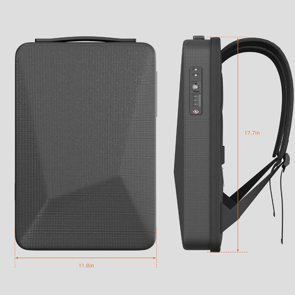 Sac de voyage antivol avec accès au port de chargement pour Starlink Mini