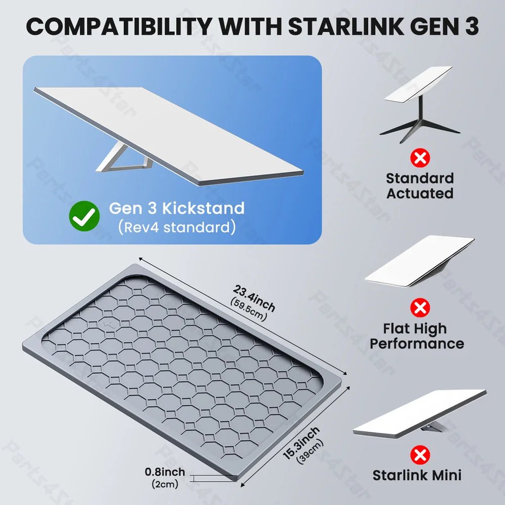 Starlink Gen 3 Silicone Protector Cover Case for Standard 4 / 4X - Parts4Star