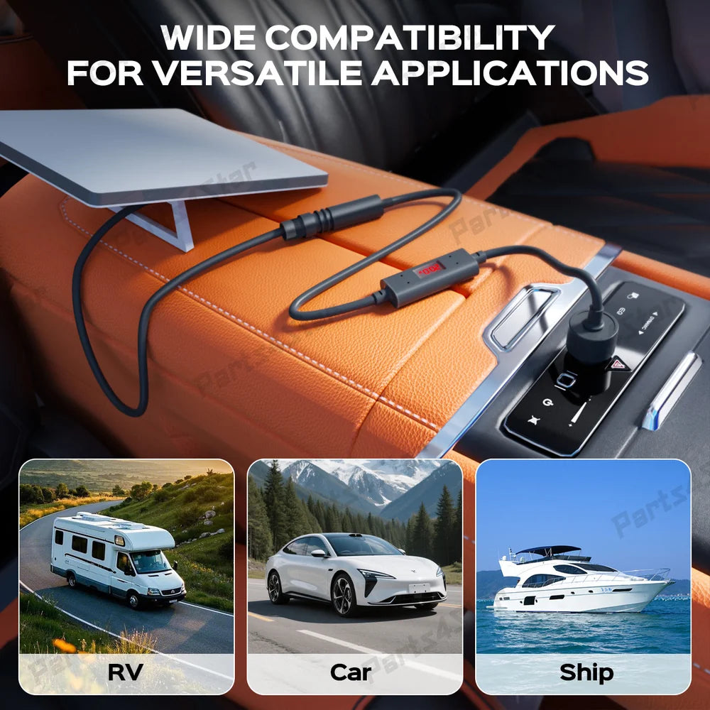 Convertisseur élévateur de tension CC 12 V à 24 V avec adaptateur allume-cigare 60 W pour voiture Starlink Mini