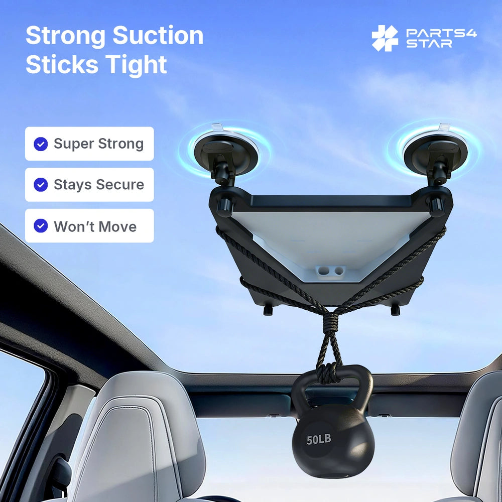 Starlink Mini Support à ventouse avec étui de protection en silicone, support de voiture antichoc, Starlink Mini Accessoires