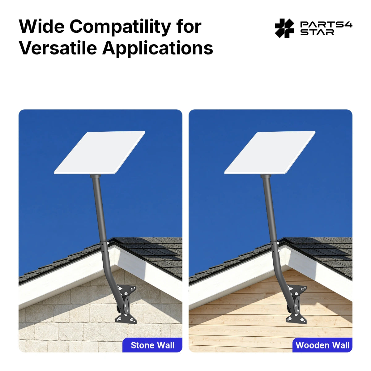 Starlink V5 Wall & Roof Mount Kit - 30 Inch Adjustable