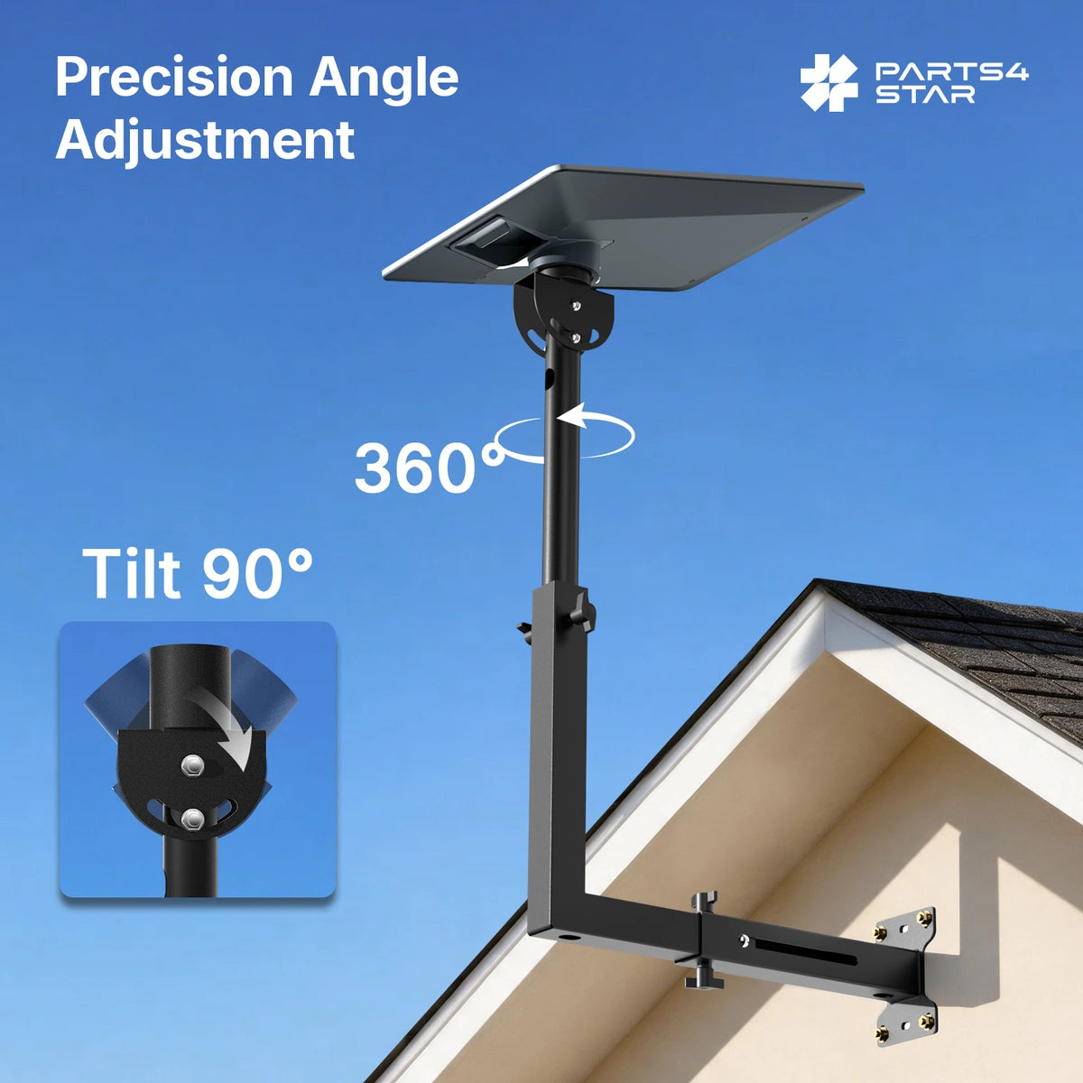 Starlink V5 Wall Mount - Adjustable Telescoping Arm