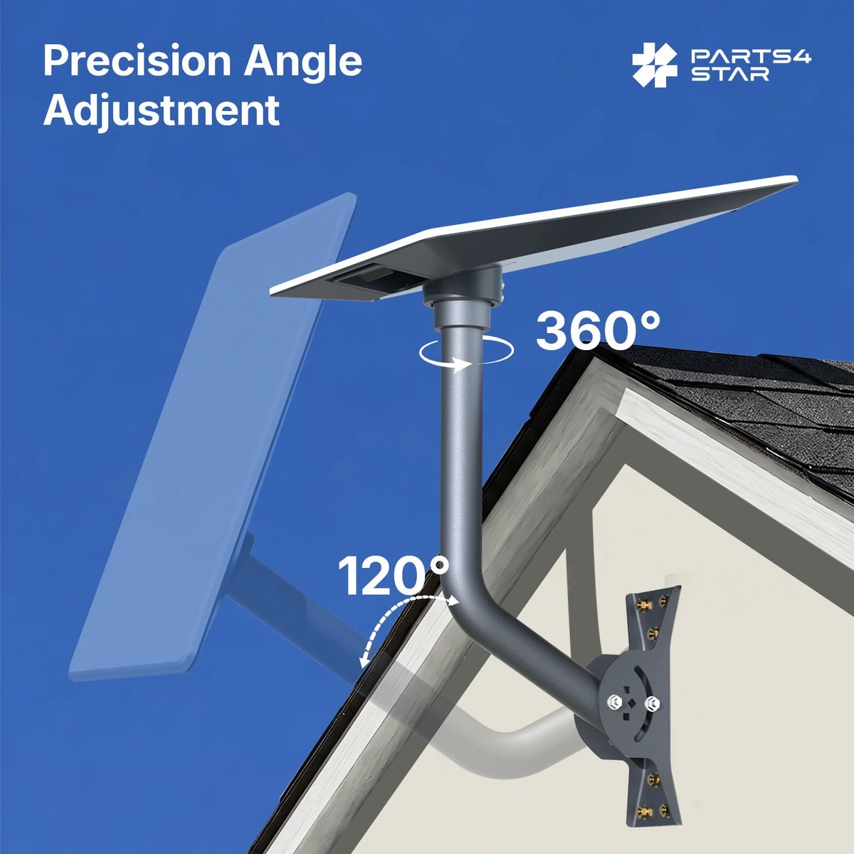 Starlink V5 Wall & Roof Mount Kit - Adjustable - Parts4Star