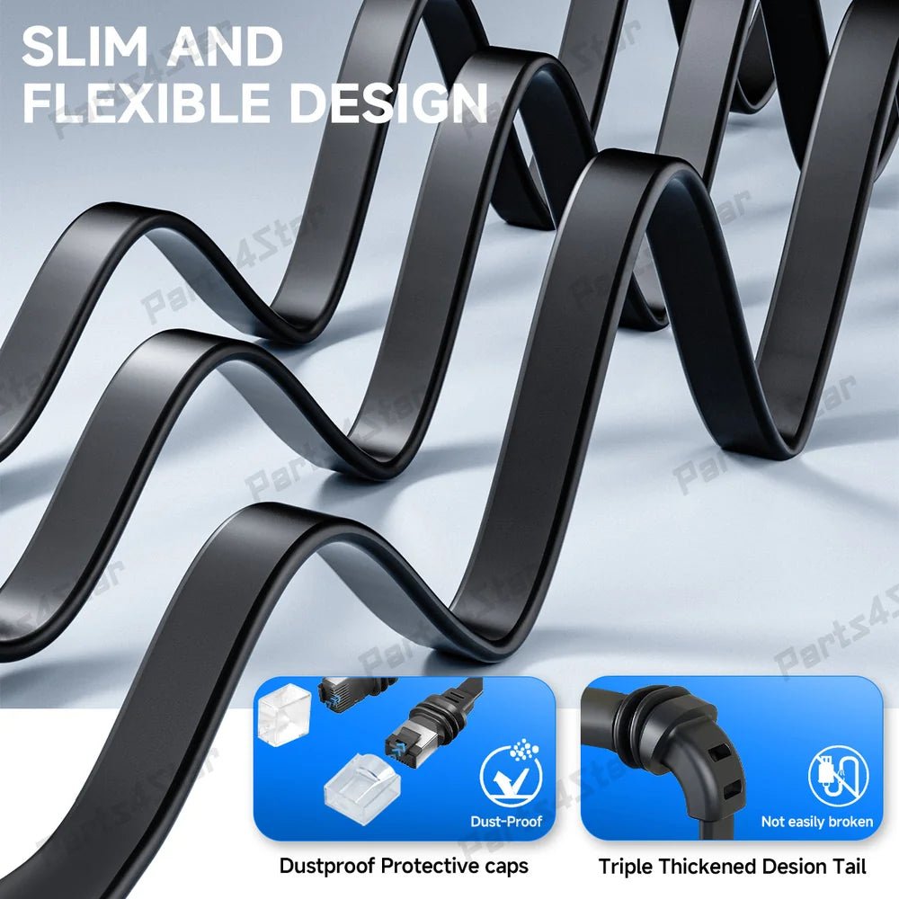 Starlink Gen 3 / Mini Flat Cord Extension Cable for for Standard 4 / 4X - Parts4Star