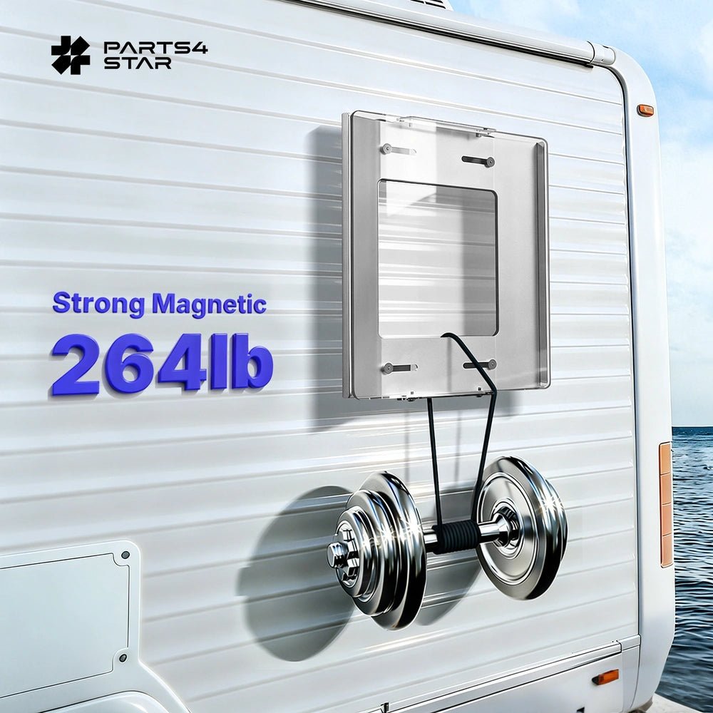 Starlink Mini Magnetic Flat Mount Kit with PC Cover Plate — 264 lbs Load Capacity - Parts4Star