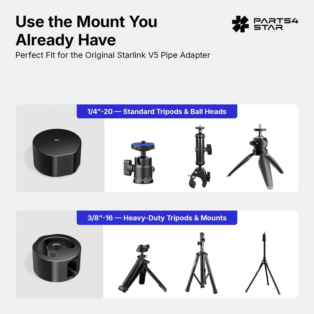 Starlink V5 Tripod Stand - Adjustable Outdoor Mount - Parts4Star